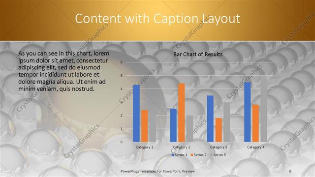 Content with Caption presentation slide layout
