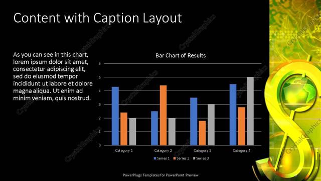 Content with Caption presentation slide layout