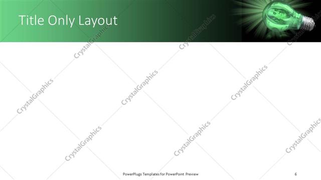 Title Only presentation slide layout