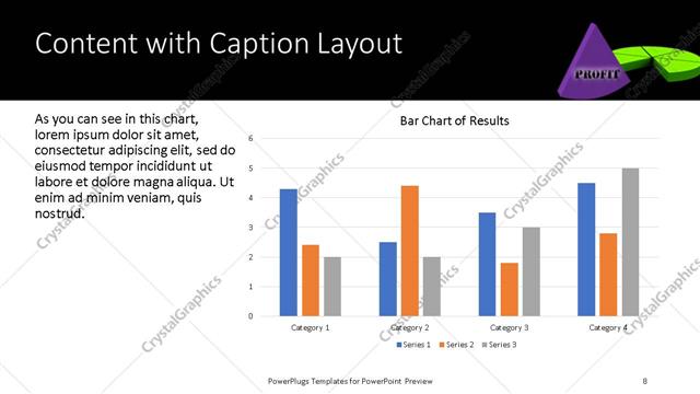 Content with Caption presentation slide layout