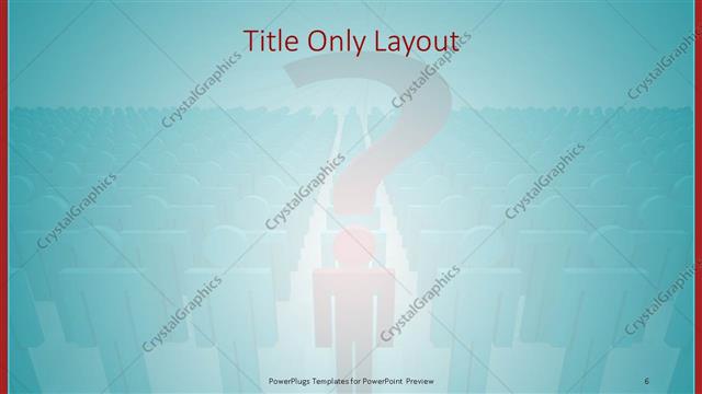 Title Only presentation slide layout