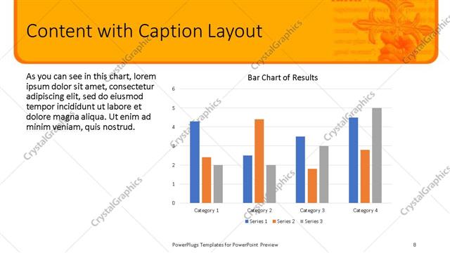 Content with Caption presentation slide layout