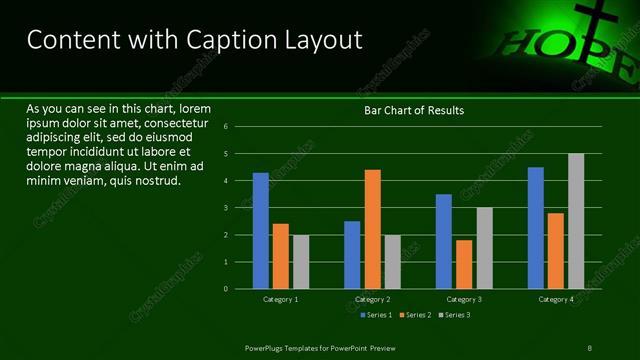 Content with Caption presentation slide layout