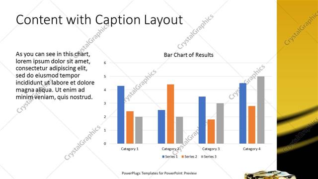 Content with Caption presentation slide layout