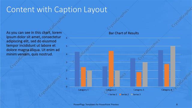 Content with Caption presentation slide layout