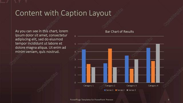 Content with Caption presentation slide layout