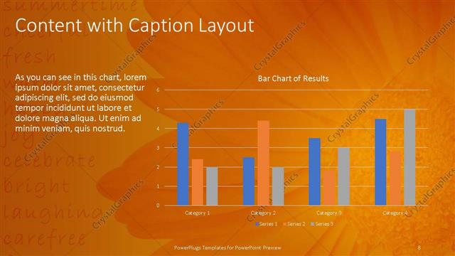 Content with Caption presentation slide layout