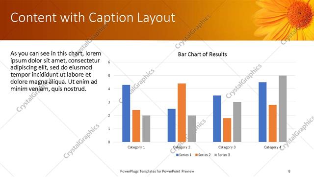 Content with Caption presentation slide layout