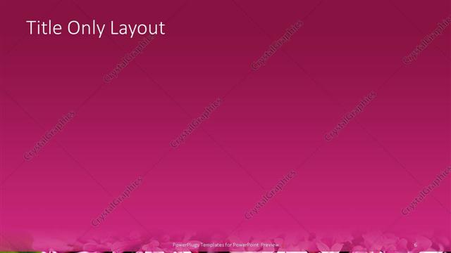 Title Only presentation slide layout