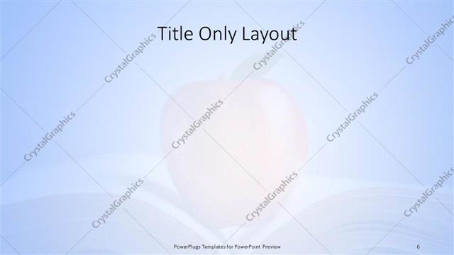Title Only presentation slide layout