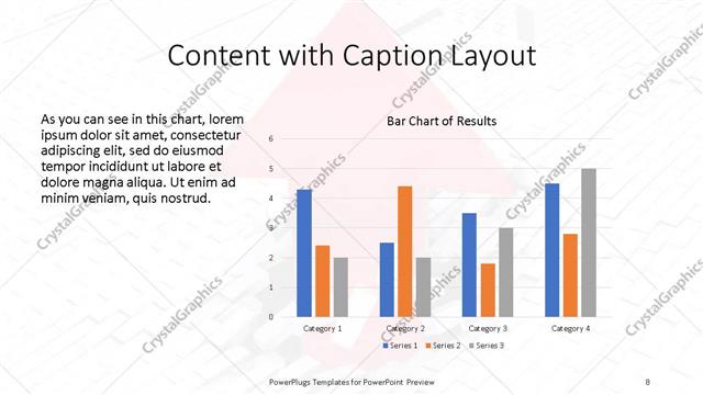 Content with Caption presentation slide layout