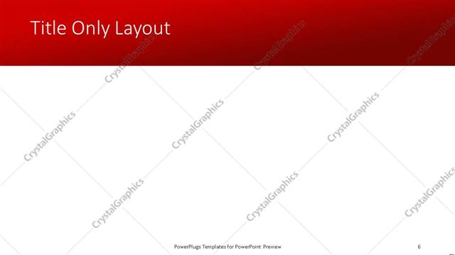 Title Only presentation slide layout