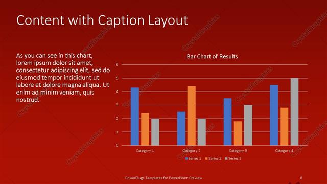Content with Caption presentation slide layout