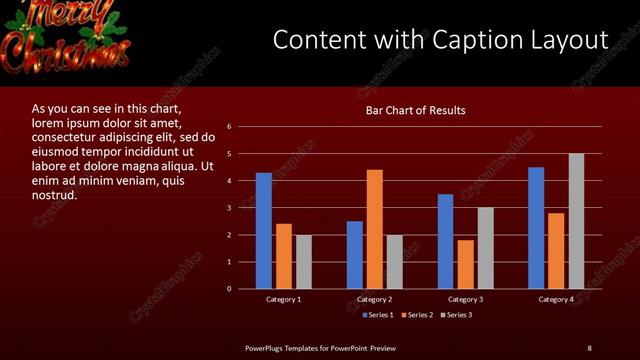 Content with Caption presentation slide layout