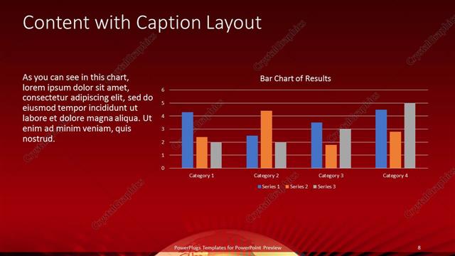 Content with Caption presentation slide layout