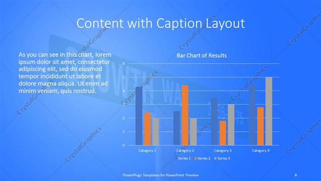 Content with Caption presentation slide layout