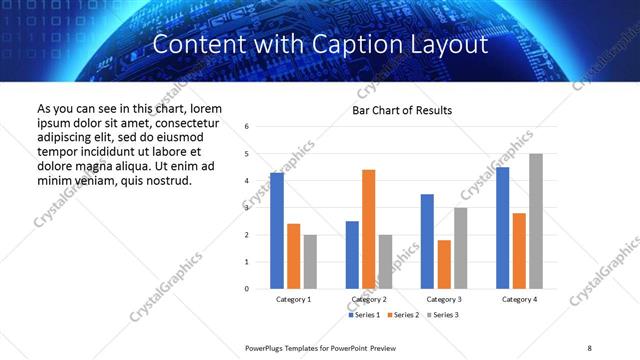 Content with Caption presentation slide layout