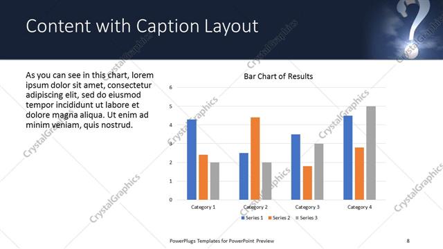 Content with Caption presentation slide layout