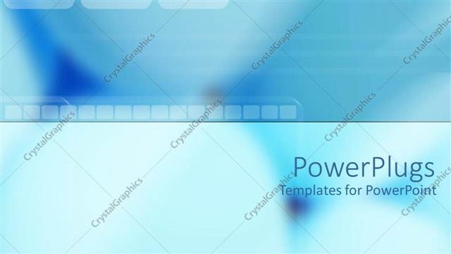  Presentation with blue squares - Large and small squares on light blue background