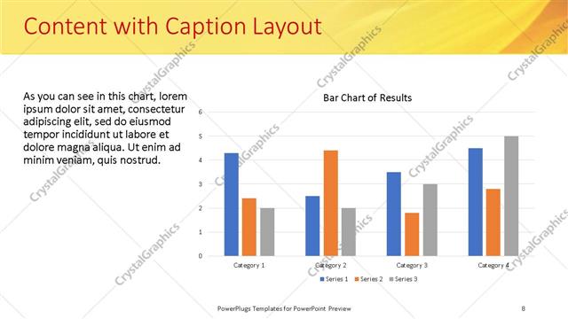 Content with Caption presentation slide layout