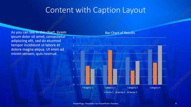 Content with Caption presentation slide layout