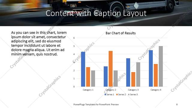 Content with Caption presentation slide layout
