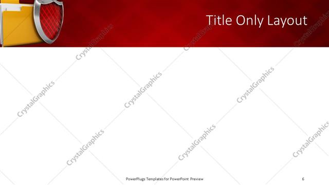 Title Only presentation slide layout