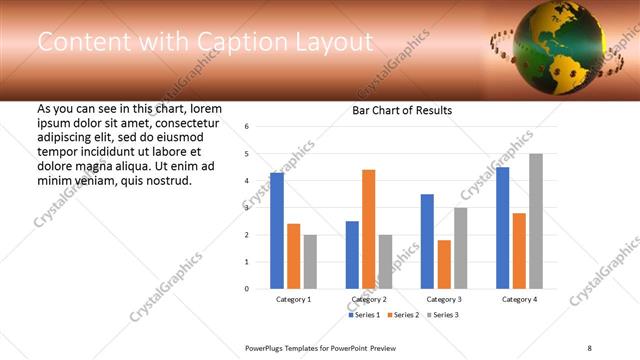 Content with Caption presentation slide layout