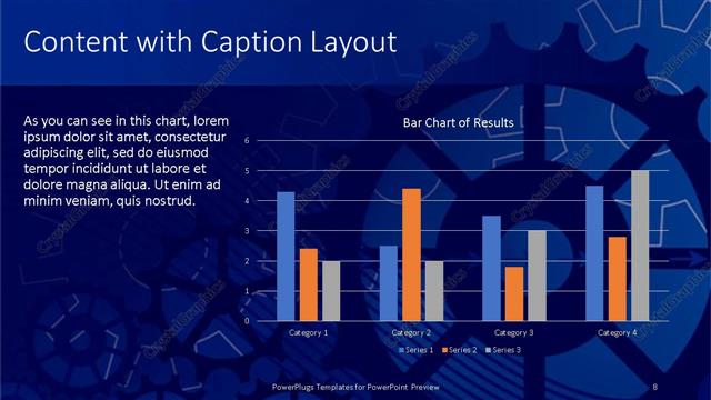 Content with Caption presentation slide layout