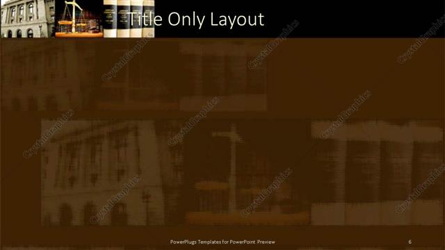 Title Only presentation slide layout