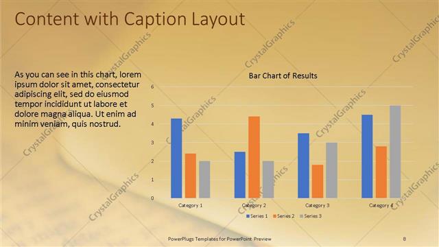 Content with Caption presentation slide layout