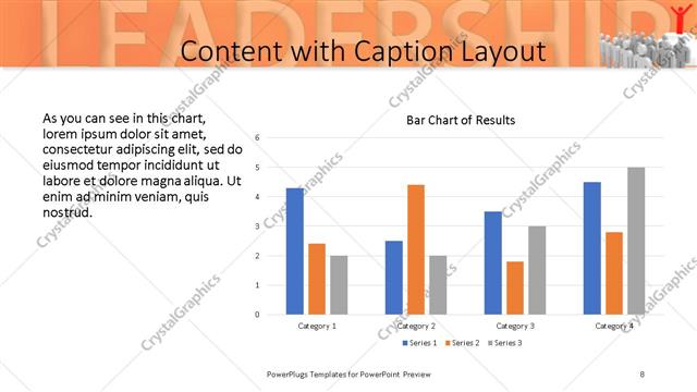 Content with Caption presentation slide layout