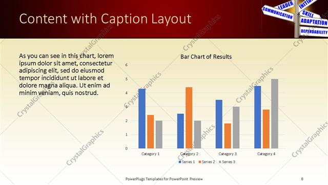 Content with Caption presentation slide layout