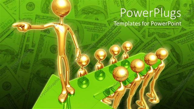  Presentation with team leader - A leader telling the team what to do