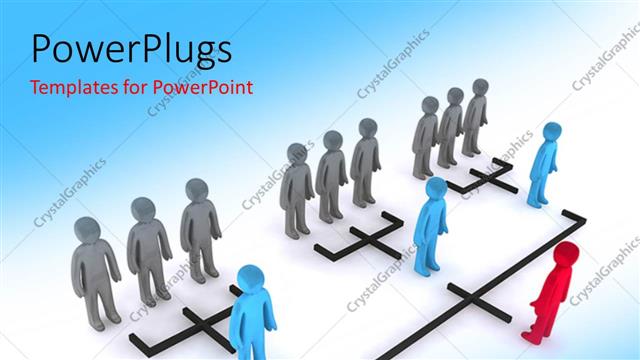 Preview This Beautiful Template for PowerPoint & Google Slides leadership concept with 3d organizational structure