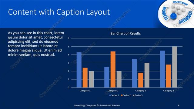 Content with Caption presentation slide layout