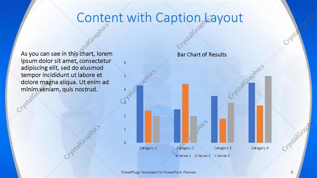 Content with Caption presentation slide layout