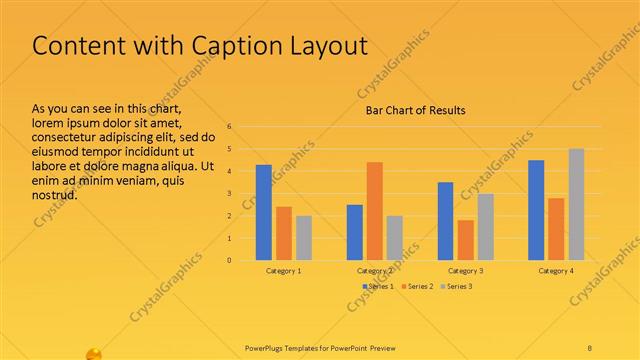 Content with Caption presentation slide layout