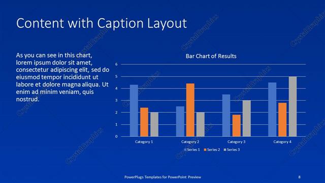 Content with Caption presentation slide layout