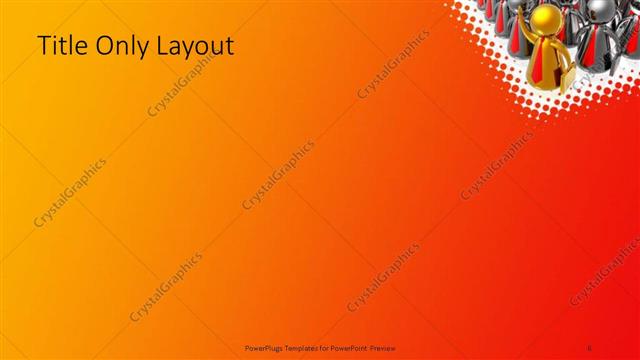 Title Only presentation slide layout