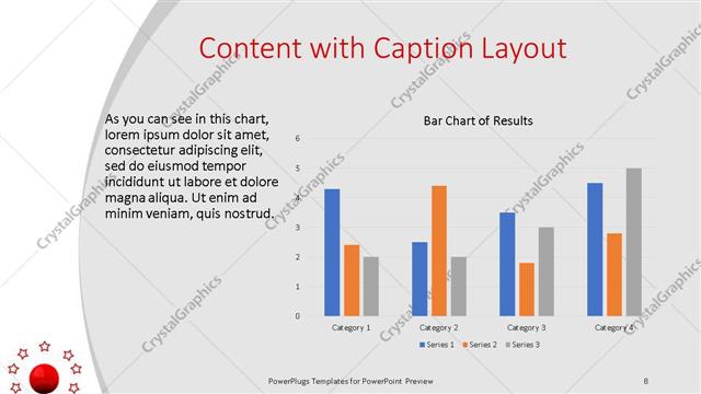 Content with Caption presentation slide layout