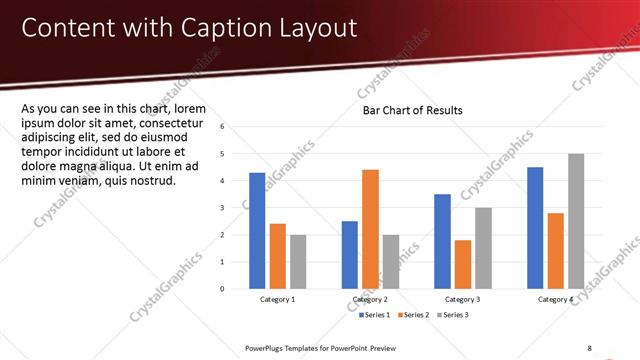 Content with Caption presentation slide layout