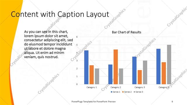 Content with Caption presentation slide layout