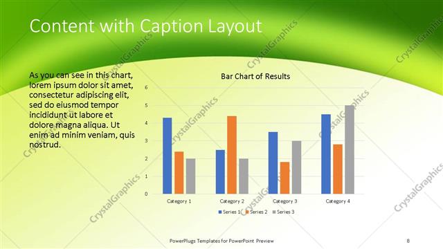 Content with Caption presentation slide layout