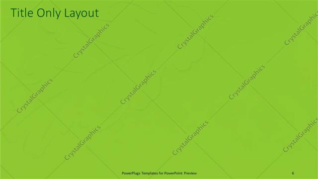 Title Only presentation slide layout