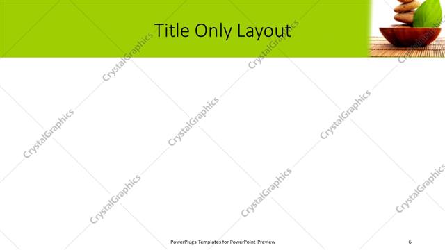 Title Only presentation slide layout