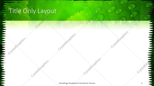 Title Only presentation slide layout