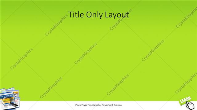Title Only presentation slide layout