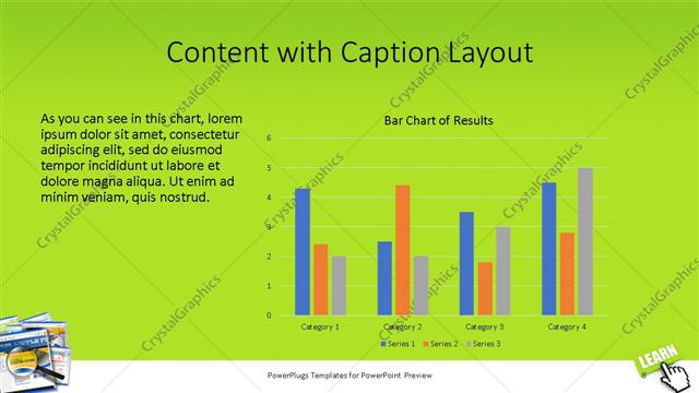 Content with Caption presentation slide layout