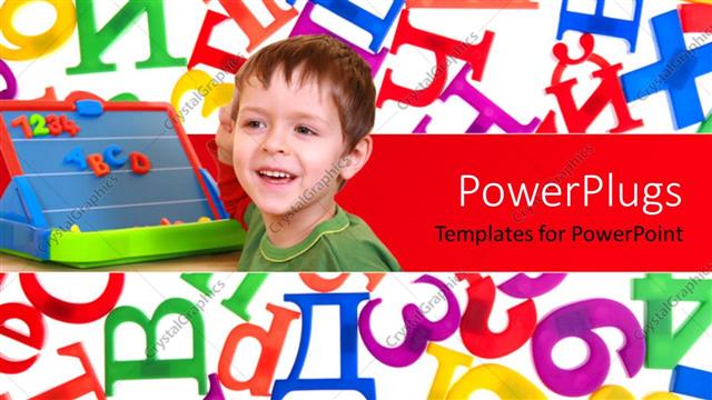  Presentation with learning - Learning concepts using kids , education board and alphabets